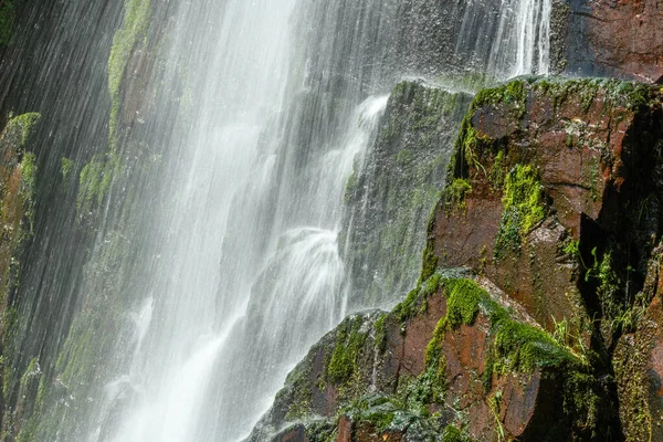 Cachoeira Nideck Uma Floresta Vosges França Início Primavera — Fotografia de Stock