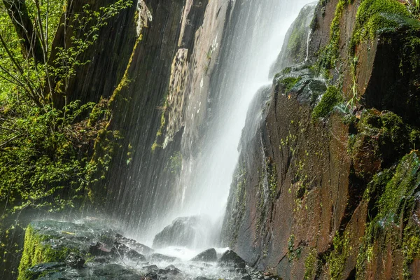 Nideck Vodopád Lese Vosges Francii Začátku Jara — Stock fotografie