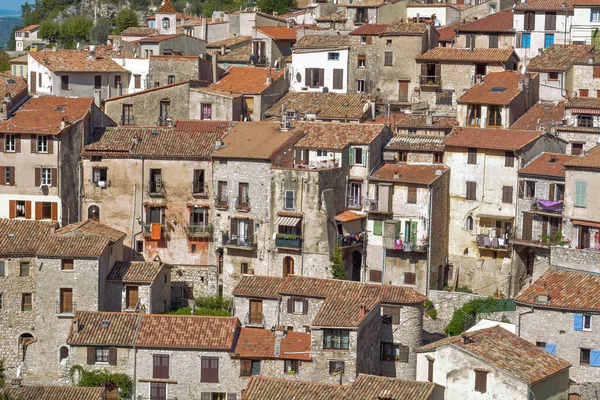 Peille Uno Dei Borghi Collinari Più Belli Della Cte Azur — Foto Stock