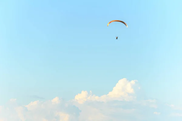 Voo Parapente Sobre Montanhas Drome França — Fotografia de Stock