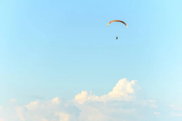 Let Paraglidingem Vzduchu Nad Horami Drome Francie — Stock fotografie