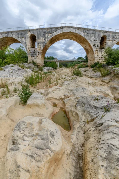 Ponte Julien Ponte Romana Sobre Rio Calavon Ponte Romana Luberon — Fotografia de Stock