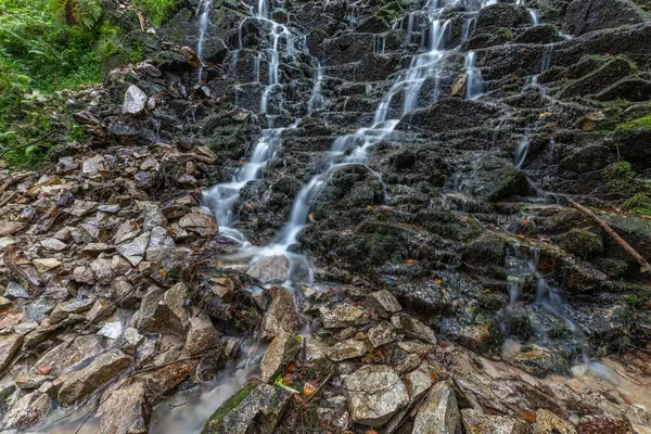 Vattenfall Fjället Tidigt Hösten Frankrike Vosges — Stockfoto