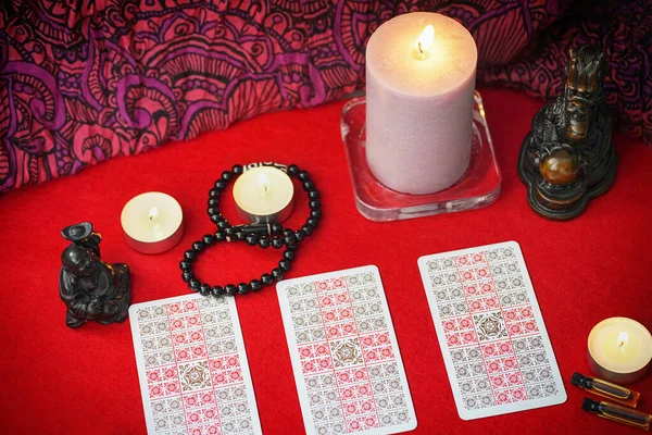 Falcı Tarot kartları. Yüksek kalite fotoğraf