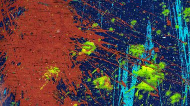Bulanık soyut çok renkli rastgele dinamik boya desenli arka plan. Yüksek kalite fotoğraf