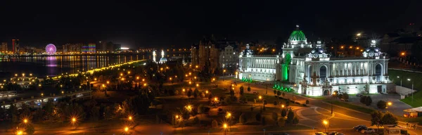 Large Scale Panorama Kazan Kremlin Bank Kazanka River Kazan Russia — Stock Photo, Image