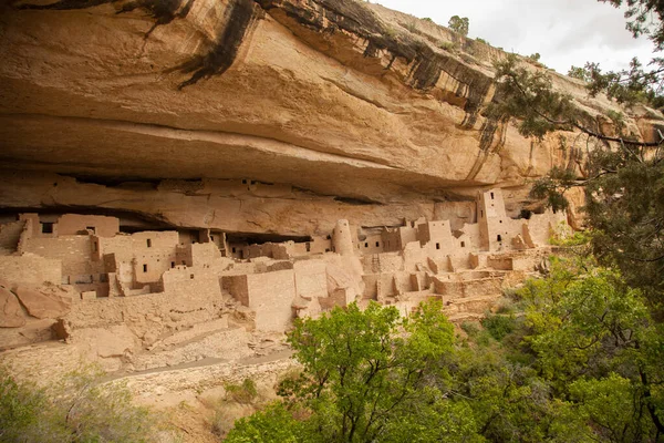 Cliff Palace Nel Parco Nazionale Mesa Verde Colorado — Foto Stock