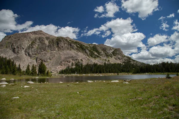 Lago Horseshoe Beartooth Mountains Montana — Fotografia de Stock