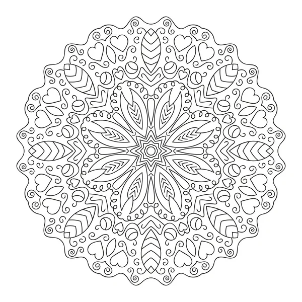 Vector Floral Ornament. — Stockvector