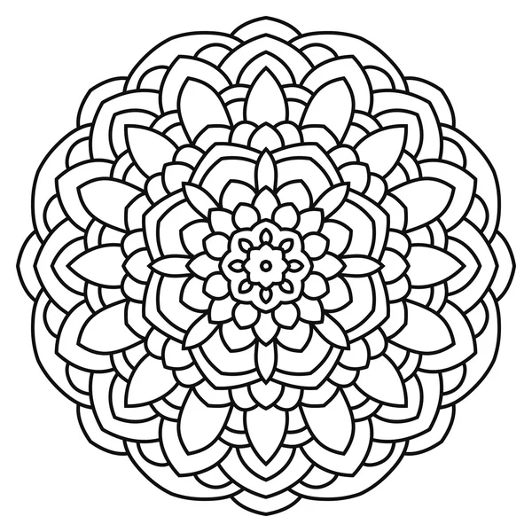 Mandala boyama ve boyama için.