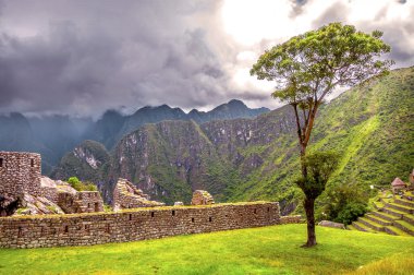 Inca şehir machu picchu (peru) 