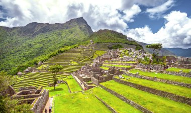 Inca şehir machu picchu (peru) 