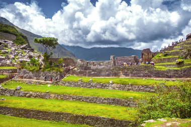 Inca şehir machu picchu (peru) 