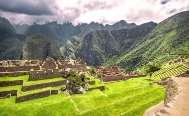 Inca şehir machu picchu (peru) 