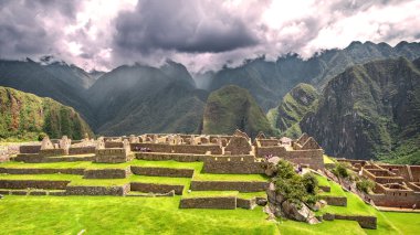Inca şehir machu picchu (peru) 