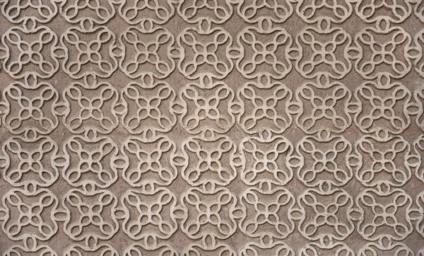 Moorish Patterned Wall Decoration Segovia Spain — Stock Photo, Image