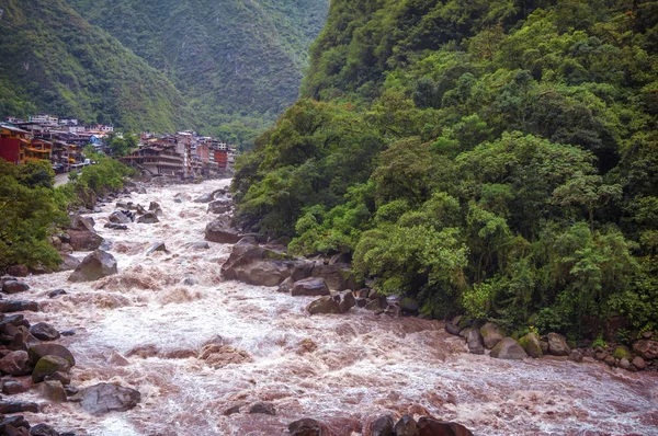 Aguas Calientes, Cuzco, Peru — Stok fotoğraf