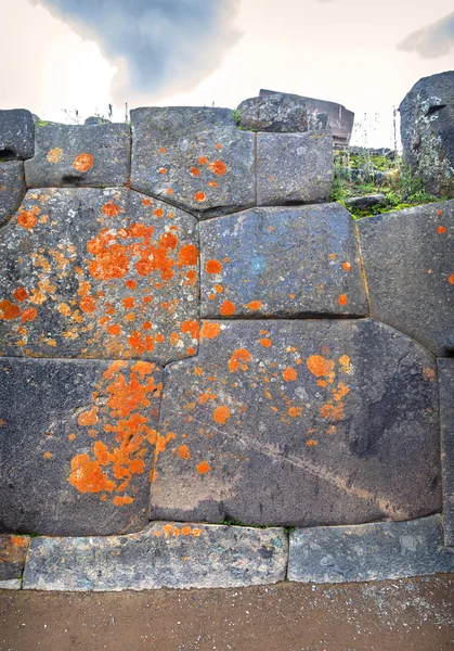 Ollantaytambo, antigua fortaleza Inca en el Valle Sagrado en el Y — Foto de Stock