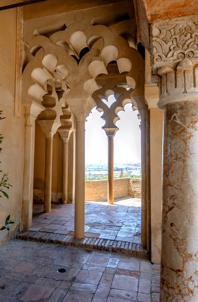 Inre av alcazaba i malaga, Spanien — Stockfoto