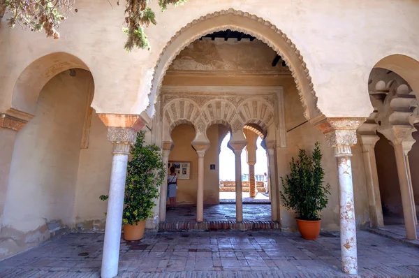 Interno dell'Alcazaba di Malaga, Spagna — Foto Stock