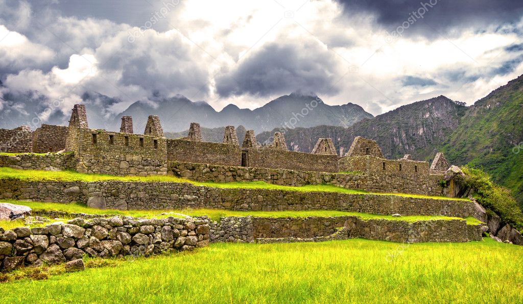 Inca city Machu Picchu (Peru) 