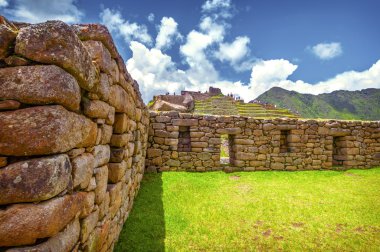 Inca şehir machu picchu (peru) 