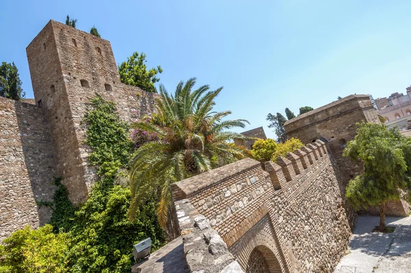 Interno dell'Alcazaba di Malaga, Spagna — Foto Stock