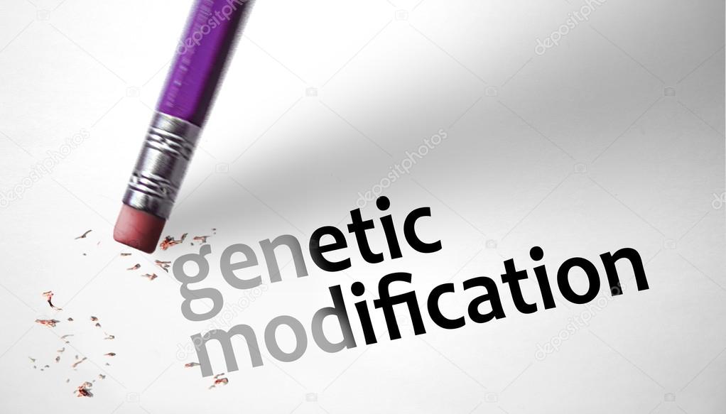 Eraser deleting the concept genetic modification