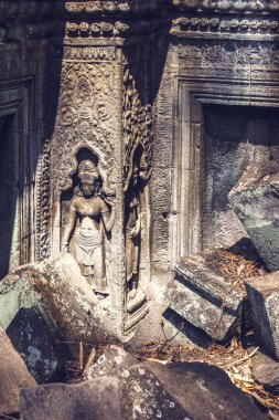 Kamboçya Angkor Thom kalıntıları