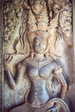 Angkor wat Tapınağı görünümünde, siem reap, Kamboçya