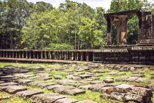 Angkor Thom Temple görünümü, Siem reap, Kamboçya