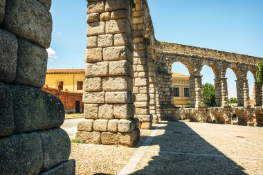 Segovia, İspanya ünlü antik su kemeri