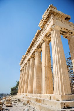 Atina, Yunanistan 'da Akropolis' te partenon 