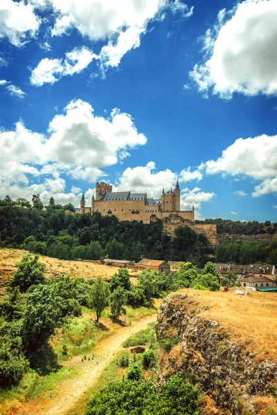 有名な城スペイン、セゴビア アルカサル — ストック写真