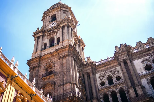 Kathedraal van Malaga, Andalusie, Spanje — Stockfoto