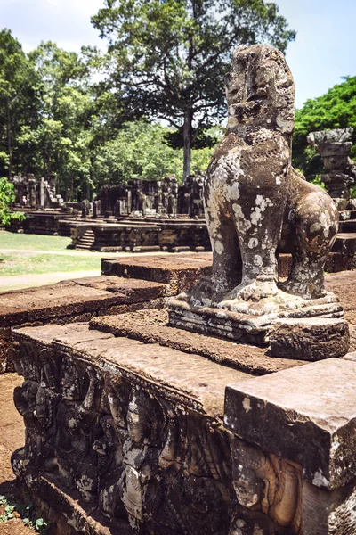 Angkor Thom Temple view, Siem reap, Camboja — Fotografia de Stock