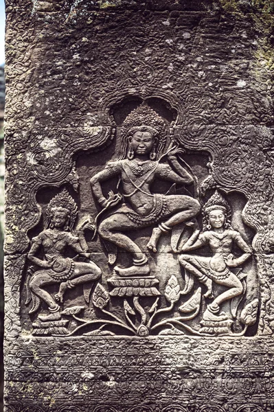 Προβολή του ναού Angkor Thom, Siem συγκεντρώνει, Καμπότζη — Φωτογραφία Αρχείου