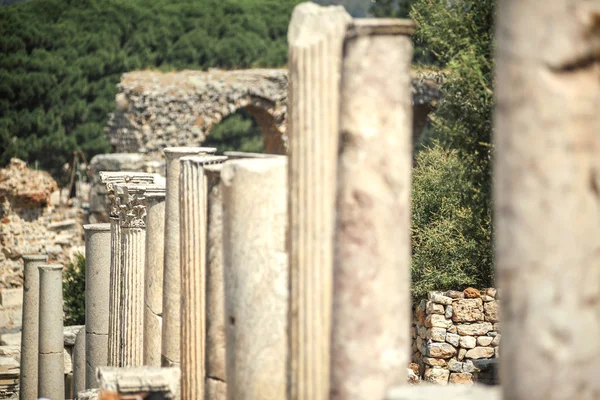 Turkiet, Efesos, ruinerna av den antika romerska staden — Stockfoto