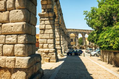 Segovia, İspanya ünlü antik su kemeri