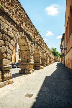 Segovia, İspanya ünlü antik su kemeri