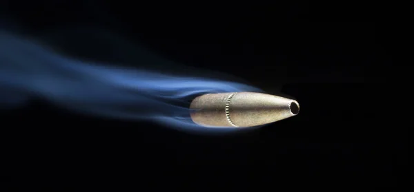 Bullet in flight — Stock Photo, Image