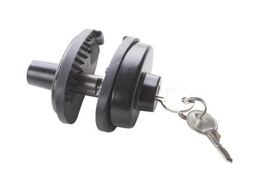 Beyaz üzerine tetiği kilidi