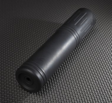 Bir mat gri susturucu