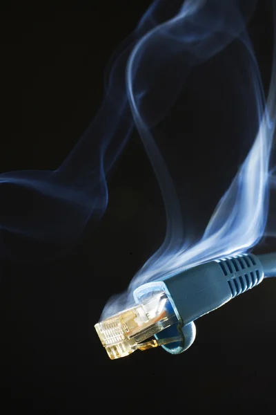 Fumar conexión de red rápida — Foto de Stock