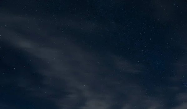 Небо Хмари Вночі Над Озером Тіллері Північній Кароліні — стокове фото