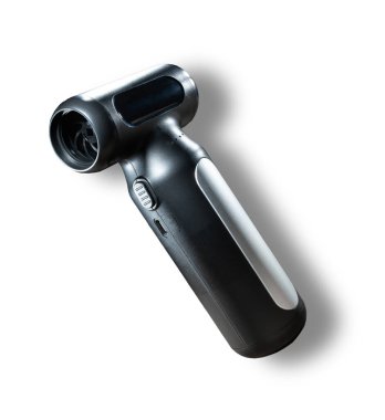 Kamera sensörlerini, lensleri, klavyeleri ve bilgisayar elektroniklerini gölgeli olarak temizlemek için kullanılan şarj edilebilir küçük ve el bilgisayarı..