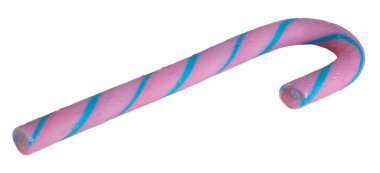 Noel 'de Aziz Christopher' dan yenebilir bir hediye olarak beyaz arka planda izole edilmiş kızlar için şeker kutusu..