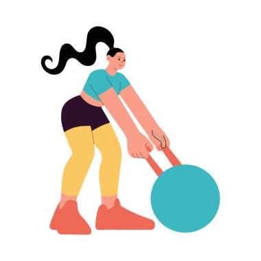 Top Vuruşu Vektörü Düz Çizim EPS 10 dosyası