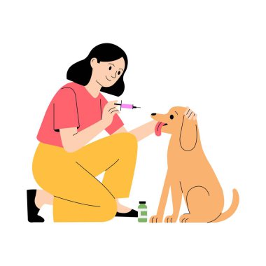 Medicine Vektör Düz Çizim EPS 10 Dosyası Veriliyor