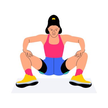 İleri Bükme Vektörü Düz Çizim EPS 10 Dosyası